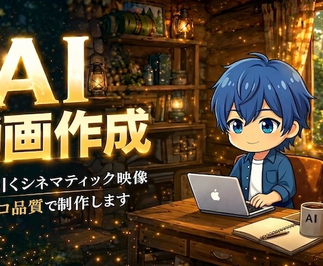 AI映像制作。高品質なPV・CM動画を制作します AI制作指導500名超の技術力。高品質なPV・CMを丸投げで イメージ1