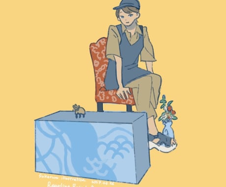 温かみのある似顔絵イラスト制作いたします 柔らかく温かみのあるタッチの似顔絵、プレゼントにもどうぞ！ イメージ2