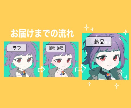 カッコ可愛いイラスト描きます サービス開始記念価格◆先着１名様◇商用&二次利用OK イメージ2