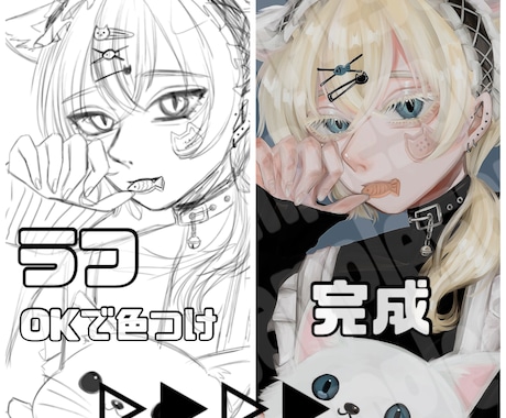 SNSで使えるアイコンイラストや1枚絵作成します 動画の挿絵やヘッダー、夢絵、アイコン等描かせて頂きます。 イメージ2