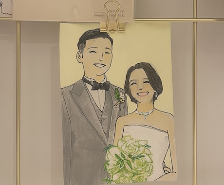 手描きで似顔絵を作成します 似てる・かわいい・丁寧な似顔絵を作成します。 イメージ2