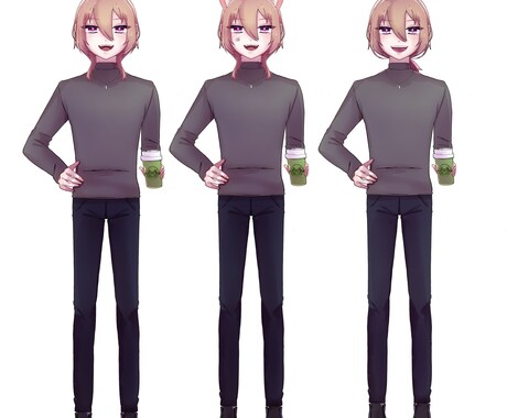 IRIAM向け キャラクターの立ち絵を描きます IRIAMで使えるキャラクターを作りませんか？ イメージ1