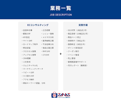 モール型EC専用｜ストア運用を行います 売上向上/アクセス改善/CVR改善/保守業務など イメージ2