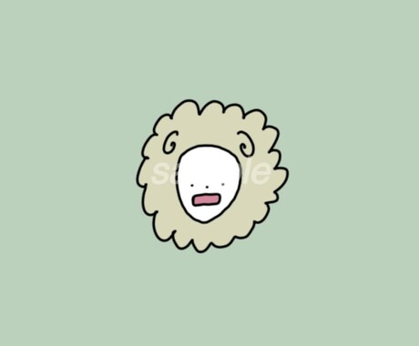 ゆるい動物のお顔描きます SNSのアイコンなどお好きな用途にご利用下さい イメージ2