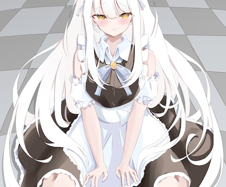 キャラのかわいさを引き出す一枚絵を提供します MVやサムネイルなどに使えるキャラの可愛さ重視イラストです！ イメージ1