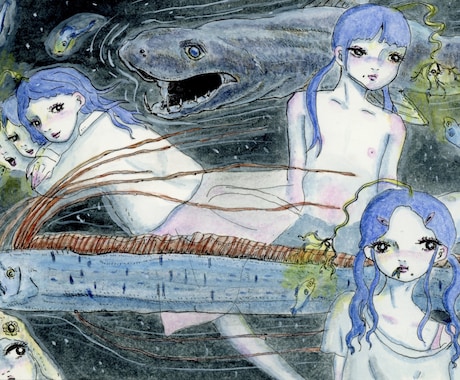 絵本や小説の挿絵を描きます 少しダークでファンシーなテイストが得意です イメージ2