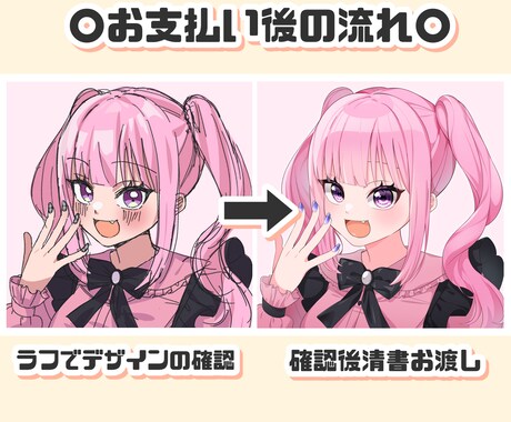 高発色で可愛い！SNS･配信向けイラスト描きます ​即納品OK！最短即日も可能！可愛いアイコン・イラスト制作 イメージ2