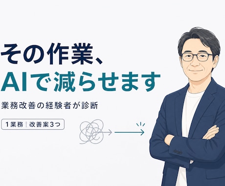 面倒な業務をAIで減らせるか診断します 毎日の転記・集計・確認作業を伺い改善方法を整理 イメージ1