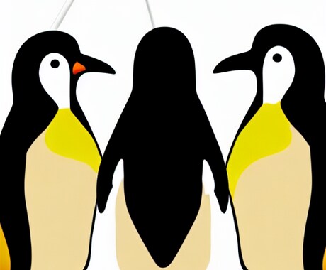 ペンギンのイラストを制作しています かわいいペンギン10体セットです イメージ1