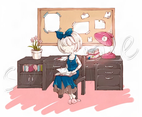 シンプルかわいいイラストや漫画をお描きします イメージ1
