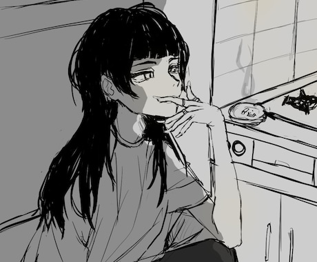 イラストを制作致します ご希望に添えられるような作品を心がけております☆*。 イメージ2