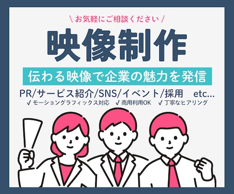 企業向けPR動画を制作します イメージ1