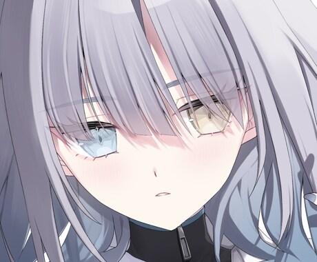 SNS用アイコン描きます 儚い少女やクール美少女描きます イメージ1