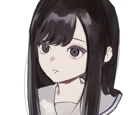 厚塗りでイラスト描きます