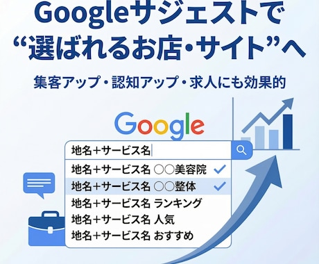 実績１０年！検索窓で店名を出し集客を最大化します １００業種以上の実績あるプロが戦略を提案します イメージ1