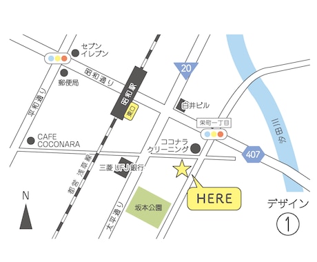 住所のみ！修正無制限！見やすい地図お作りします お急ぎの方への対応も可能です！ イメージ2