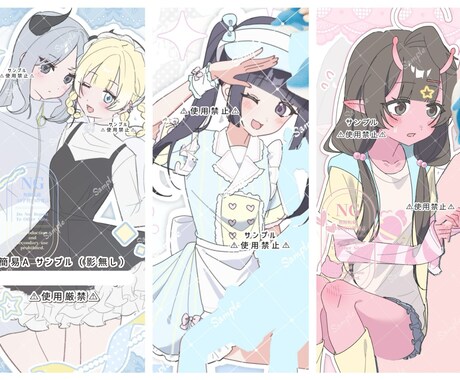 可愛いイラストを描きます かわいいイラストを描きます( ﾉ ̫<｡ ) イメージ2