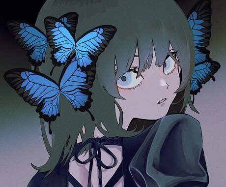 あなただけのアイコンをお描きします 雰囲気のある高クオリティなキャラクターアイコン⭐︎ イメージ1