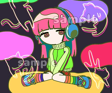 独創的で可愛いイラスト描きます イメージ1