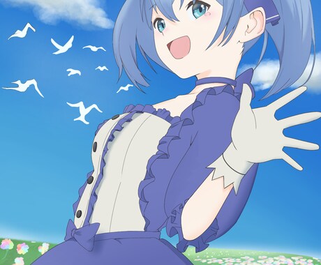 目を惹くようなキャラクターイラストを描きます イメージ1