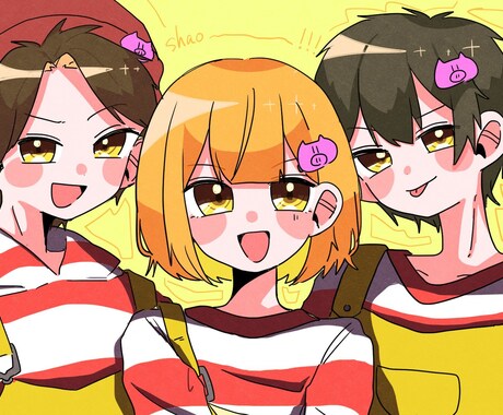 SNS用のアイコンを描きます ❣️推し活応援❣️可愛い系のSNS用アイコン描きます！ イメージ2