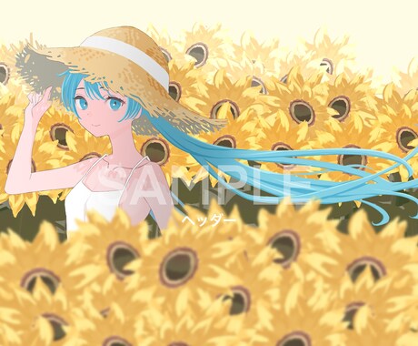 アイコン・ヘッダー、一枚絵、サムネイル承ります まずはお気軽にご相談ください！ イメージ1