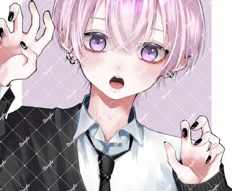 綺麗.病み.ダークなイラストかきます アイコン〜サムネイルなど色々な用途で使えます イメージ1