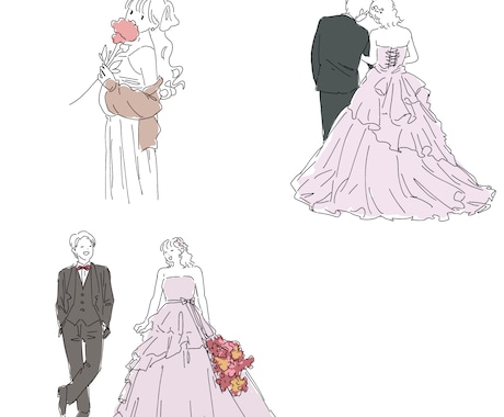 ゆるっとシンプルな愛され似顔絵お描きします ♪♪今なら即日お届け可能です♪♪ イメージ2