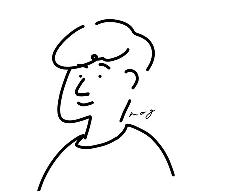 SNS用のシンプルな似顔絵を描きます シンプルなのにあたたかく優しい雰囲気の似顔絵を描きます。 イメージ2