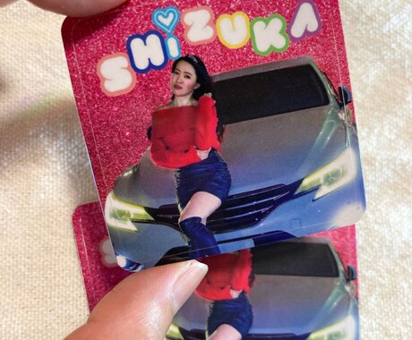 車好きの為のステッカーデザイン作成します デザインお任せもOK！使用したい写真をお送り下さい！ イメージ2