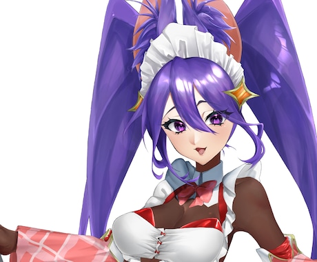 美しく塗りにこだわったイラスト描きます 商用利用可能！！塗りにこだわったキャラクターを絵描きます！！ イメージ1