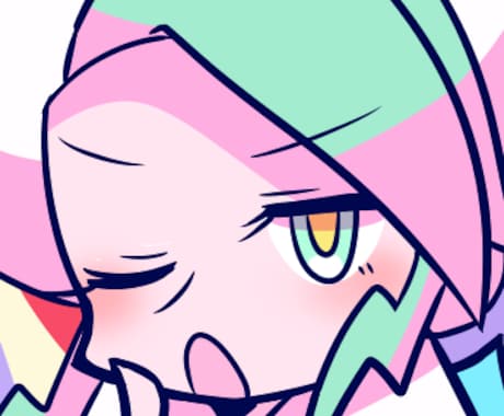 ポップなデフォルメアイコン描きます twitterやyoutube、ブログなどに！ イメージ2