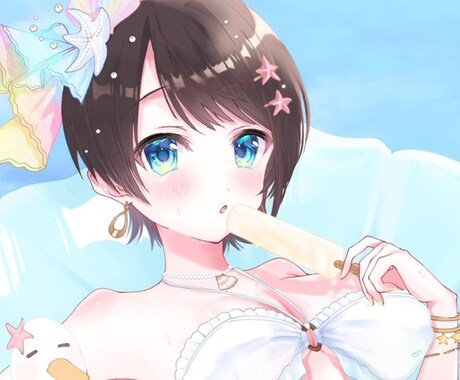 可愛くて透明感のあるアニメイラストを描きます ロリータ系、量産型、地雷系などなど！ イメージ2