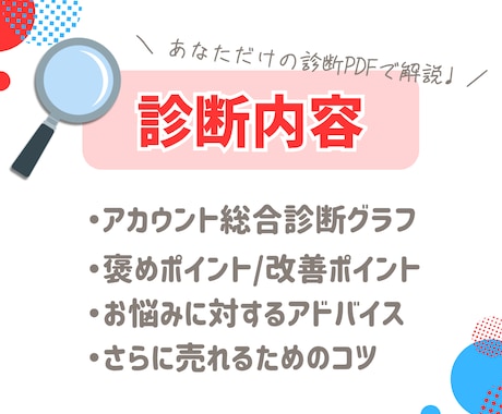 あなたのメルカリじっくり分析！診断書を作成します ❤️3日間質問OK！メルカリ歴10年以上のプレイヤーが添削✨ イメージ2