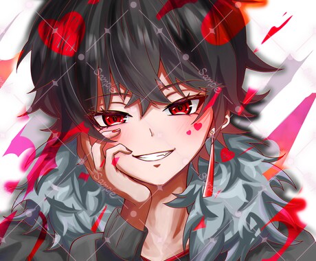 かっこいいアイコン用イラストお描きします 先着5名様まで低価格！かっこいい絵を男女問わずお描きします！ イメージ1