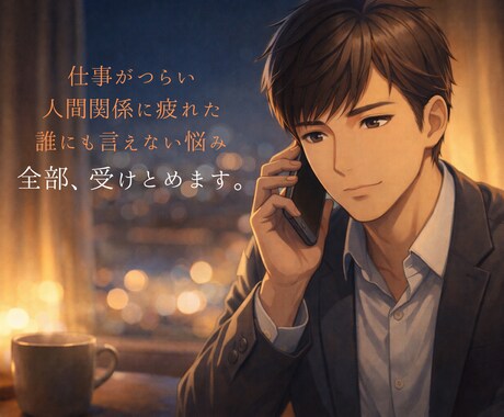 今すぐ話したいあなたへ、愚痴・悩み何でも聞きます イライラ・モヤモヤ緊急回収します｜1分だけでもOK｜ イメージ1