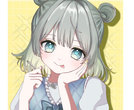 お手頃価格で♫SNSアイコンお描きします イメージ1