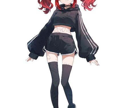 表情6種、アクティブな女の子の立ち絵販売します TRPG,IRIAM,個人観賞用など幅広い用途に イメージ2