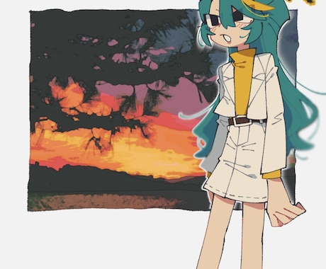 ポップなイラストお描きします イメージ1