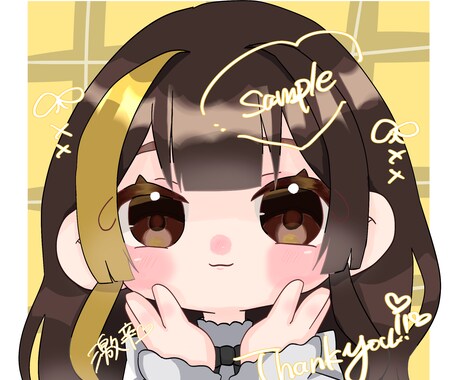 ゆるかわいいSDイラスト制作します 普段¥1500~のところ、一律¥1000でご依頼可能です！ イメージ2