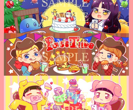 ツイッターやブログ用に！ヘッダー画像制作します 自分だけのヘッダーでTOP画面を可愛くしてみませんか イメージ1