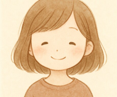 AIで作るナチュラルかわいいアイコンをお届けします ふんわり優しい雰囲気をAIでご要望に合わせてデザイン イメージ1