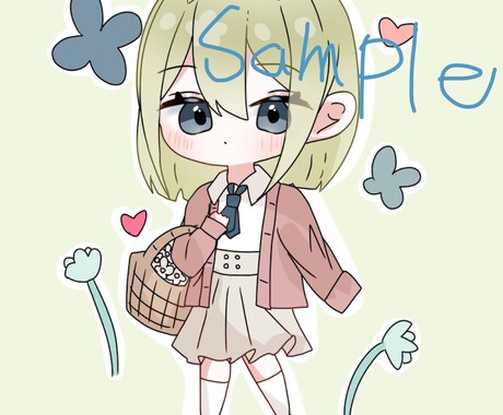 可愛いミニキャライラストを描きます グッズや観賞用、アイコンなどに! イメージ2