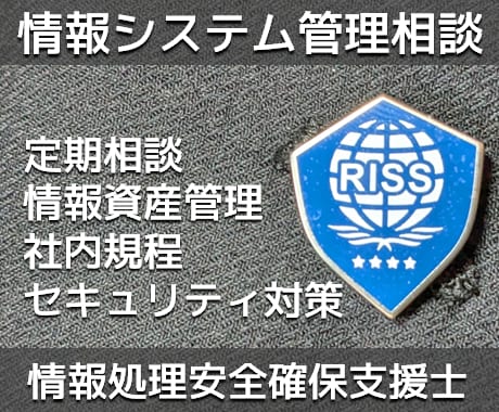 国家資格者が情報システム管理相談お受けします 片手間に情報システムを管理している担当者と組織のレベルアップ イメージ1