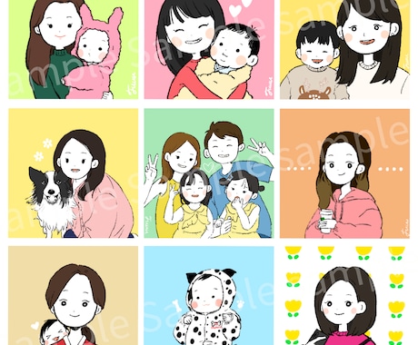 ブログ・SNS用イラストアイコン作成します 可愛く親しみやすい、あなただけのオリジナルアイコン◎ イメージ2