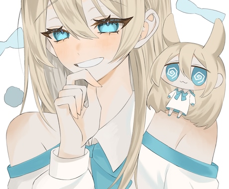 透明感のある可愛いイラストを描きます サムネ◎アイコン◎ まずはお気軽にご相談ください イメージ1