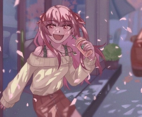 イラスト作成します ヘッダー、配信サムネにも使用できる素敵なイラスト作成します！ イメージ2