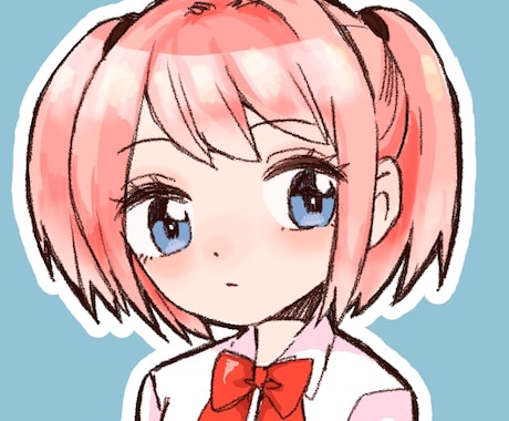 ゆるゆる手書き風SNSアイコン制作します イメージ1