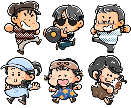 商用利用可！　80年代ファンシーイラスト描きます ちょっと懐かしいテイストのイラスト、見覚えありませんか？ イメージ2