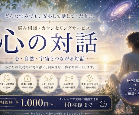 答えはあなたの中にある。その答えを一緒に見つけます 一緒に考え、心を整え、次の一歩を見つける場所 イメージ1